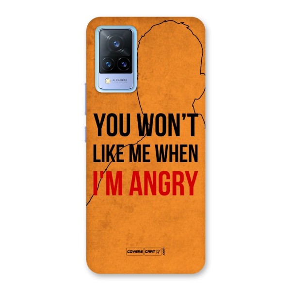 I m Angry Back Case for Vivo V21 5G