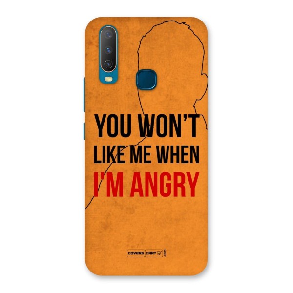 I m Angry Back Case for Vivo Y12