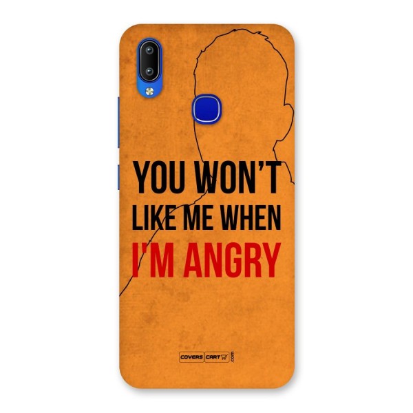 I m Angry Back Case for Vivo Y91