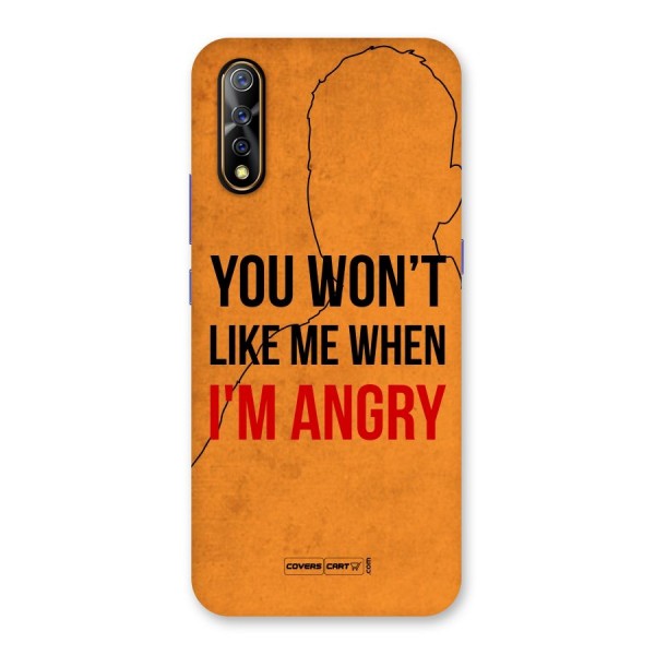 I m Angry Back Case for Vivo Z1x