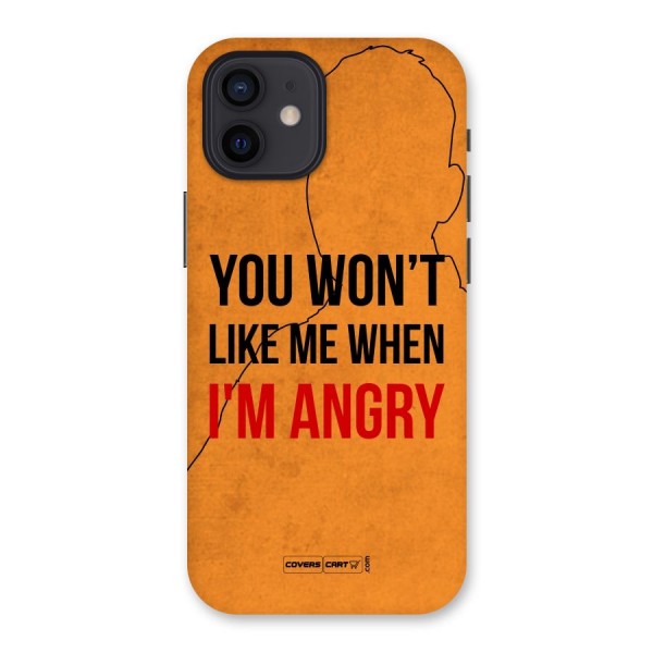 I m Angry Back Case for iPhone 12