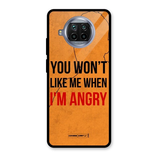 I m Angry Glass Back Case for Mi 10i