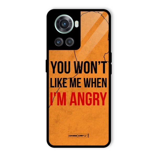 I m Angry Glass Back Case for OnePlus 10R