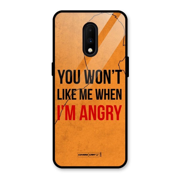 I m Angry Glass Back Case for OnePlus 7