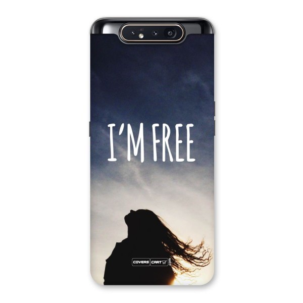 I m Free Back Case for Galaxy A80