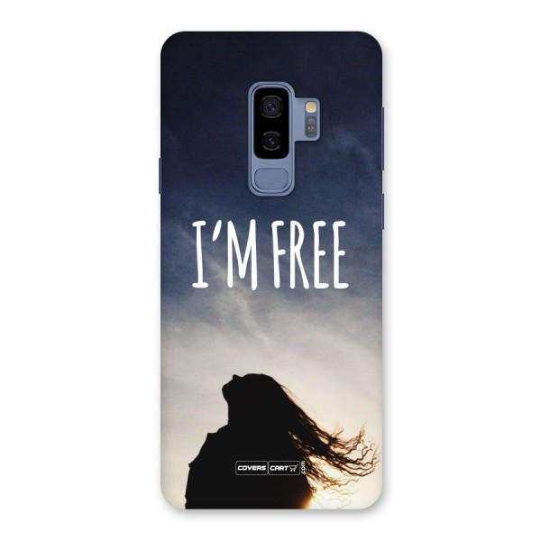 I m Free Back Case for Galaxy S9 Plus