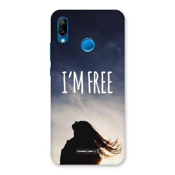 I m Free Back Case for Huawei P20 Lite