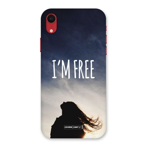 I m Free Back Case for iPhone XR