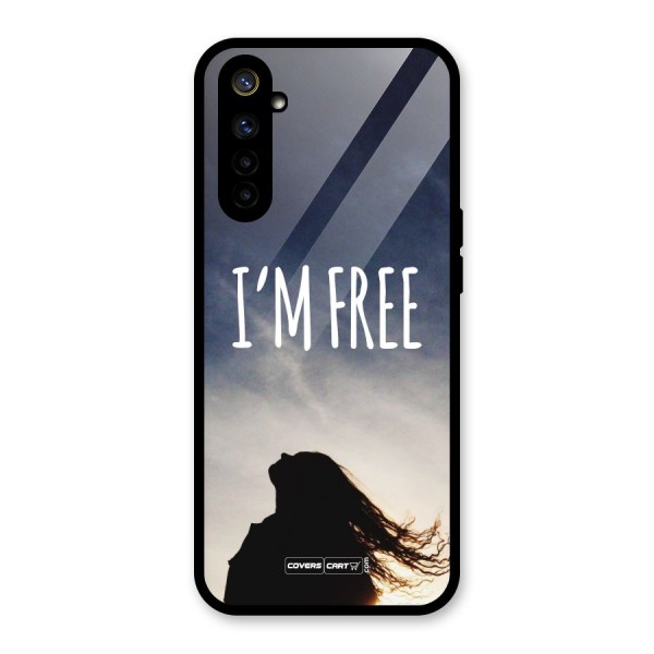 I m Free Glass Back Case for Realme 6