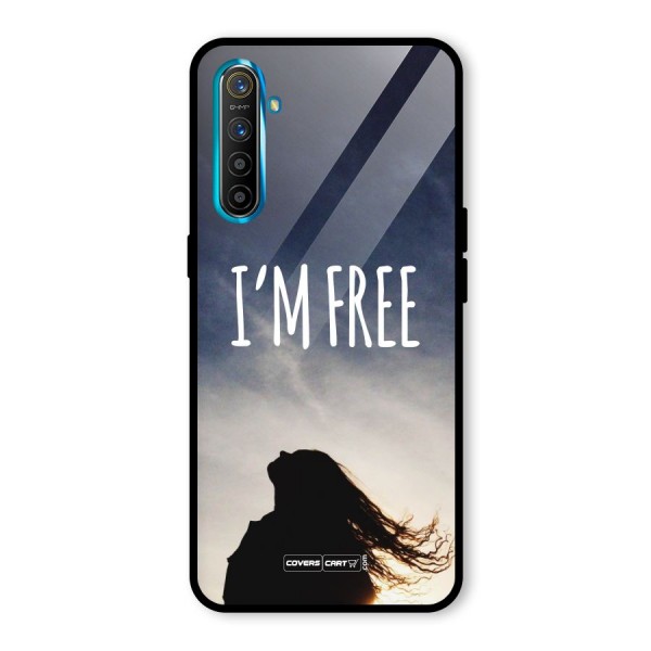 I m Free Glass Back Case for Realme XT