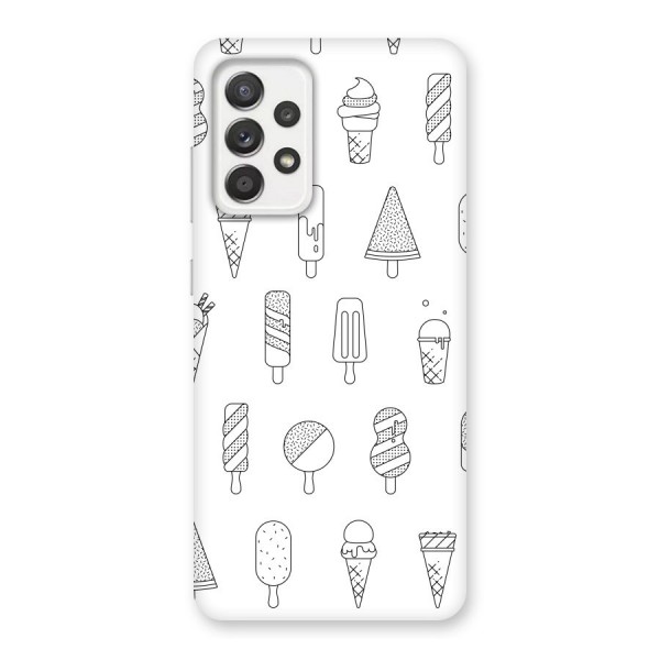 Ice Cream Lines Back Case for Galaxy A52