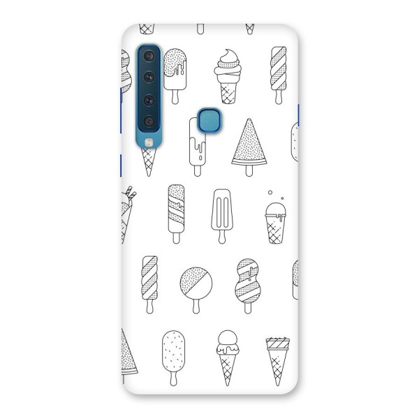 Ice Cream Lines Back Case for Galaxy A9 (2018)