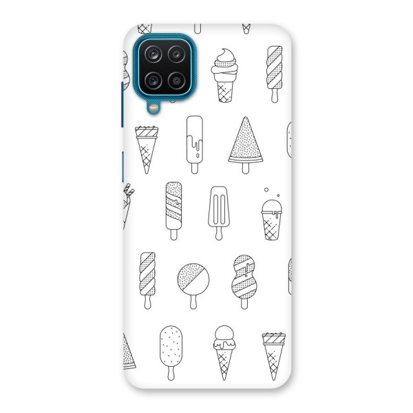 Ice Cream Lines Back Case for Galaxy F12