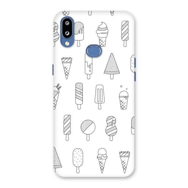 Ice Cream Lines Back Case for Galaxy M01s