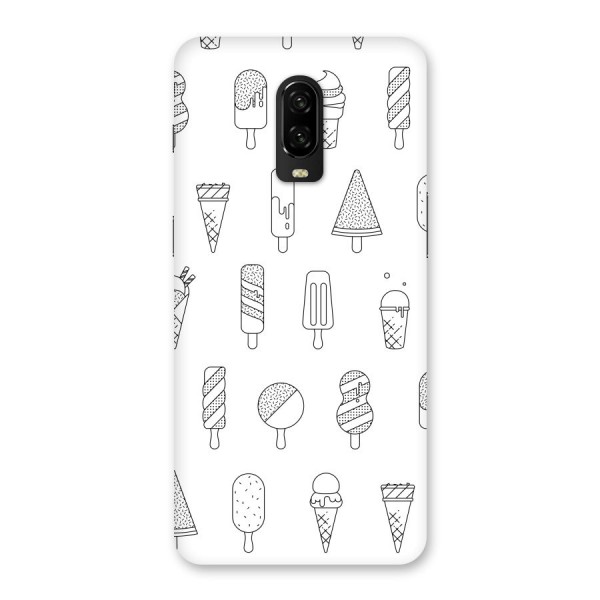 Ice Cream Lines Back Case for OnePlus 6T