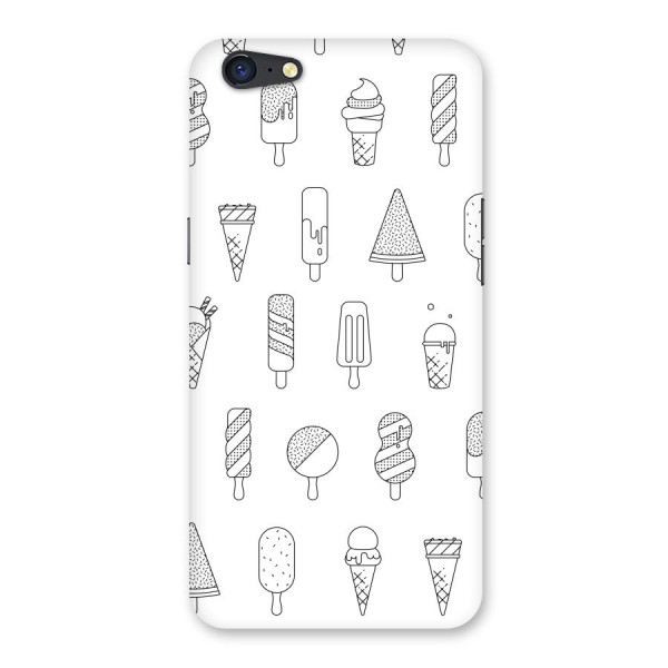 Ice Cream Lines Back Case for Oppo A71