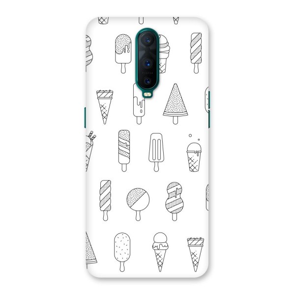 Ice Cream Lines Back Case for Oppo R17 Pro