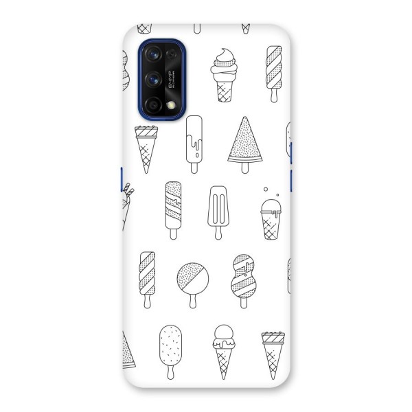 Ice Cream Lines Back Case for Realme 7 Pro