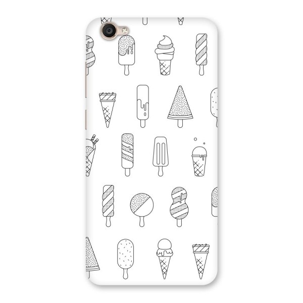 Ice Cream Lines Back Case for Vivo Y55s