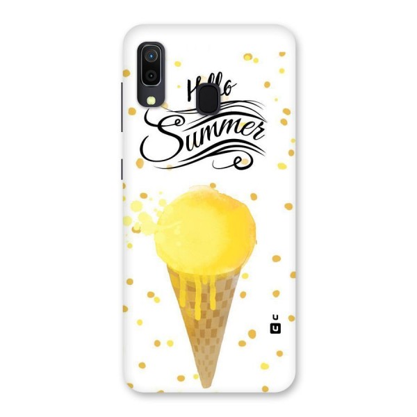 Ice Cream Summer Back Case for Galaxy A20