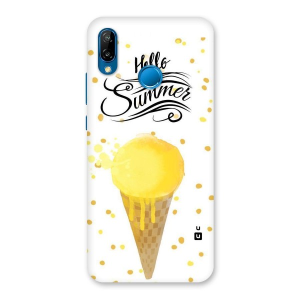 Ice Cream Summer Back Case for Huawei P20 Lite