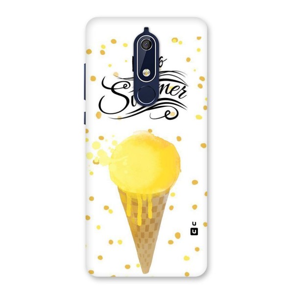 Ice Cream Summer Back Case for Nokia 5.1