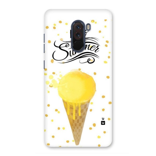 Ice Cream Summer Back Case for Poco F1