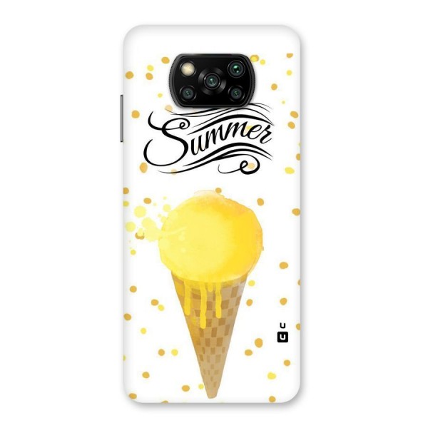 Ice Cream Summer Back Case for Poco X3