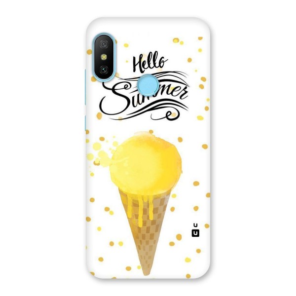 Ice Cream Summer Back Case for Redmi 6 Pro