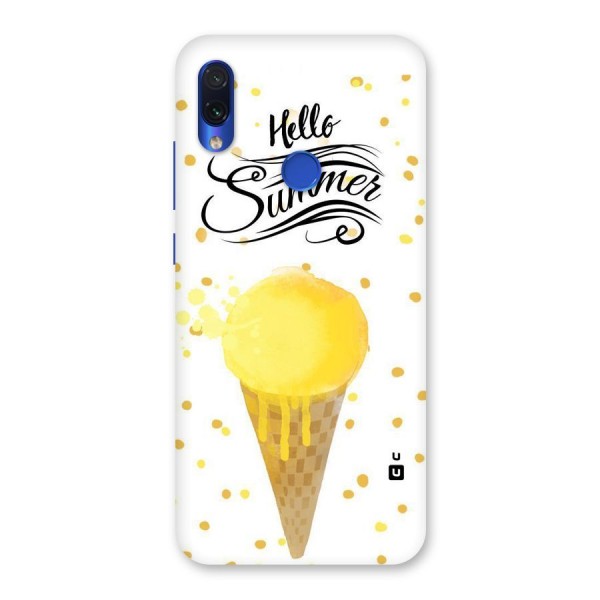 Ice Cream Summer Back Case for Redmi Note 7