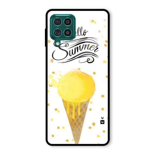 Ice Cream Summer Glass Back Case for Galaxy F62