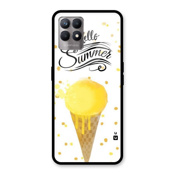 Ice Cream Summer Glass Back Case for Realme 8i