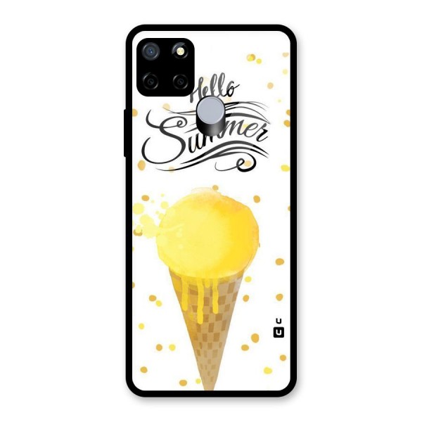 Ice Cream Summer Glass Back Case for Realme C15