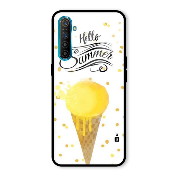 Ice Cream Summer Glass Back Case for Realme XT