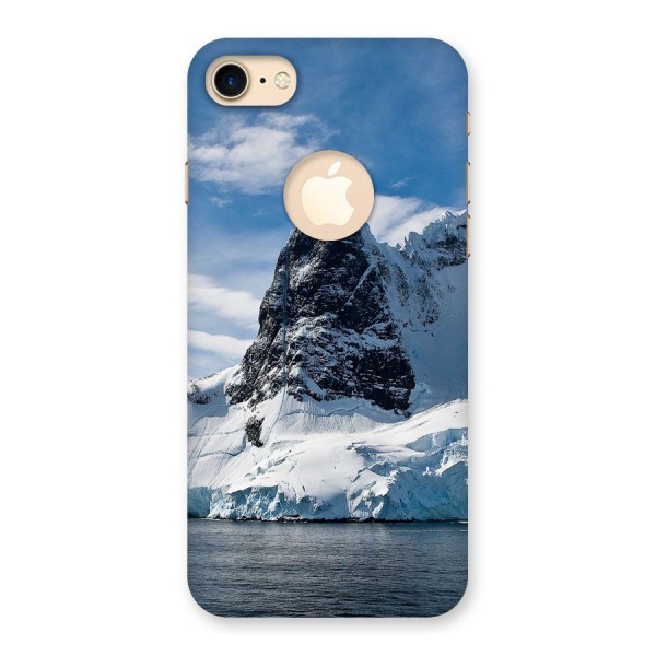 Ice Mountains Back Case for iPhone 8 Logo Cut