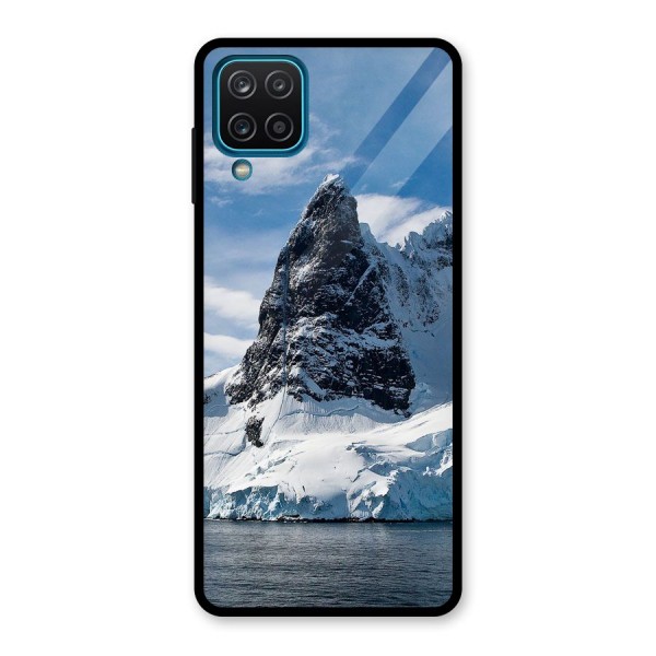 Ice Mountains Glass Back Case for Galaxy A12