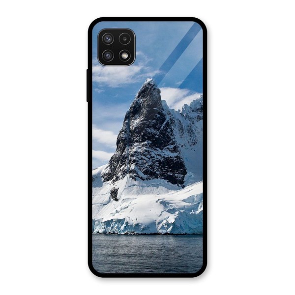 Ice Mountains Glass Back Case for Galaxy A22 5G