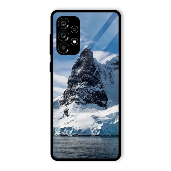 Ice Mountains Glass Back Case for Galaxy A73 5G