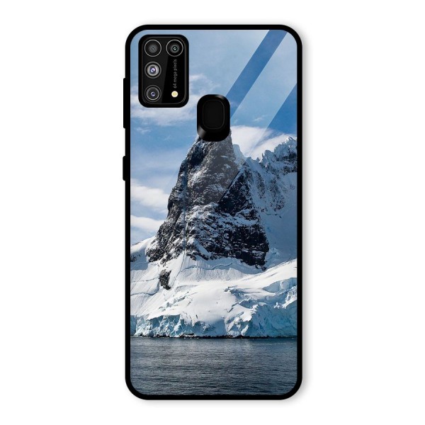 Ice Mountains Glass Back Case for Galaxy F41