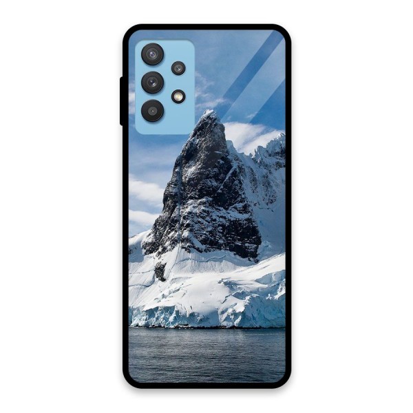 Ice Mountains Glass Back Case for Galaxy M32 5G