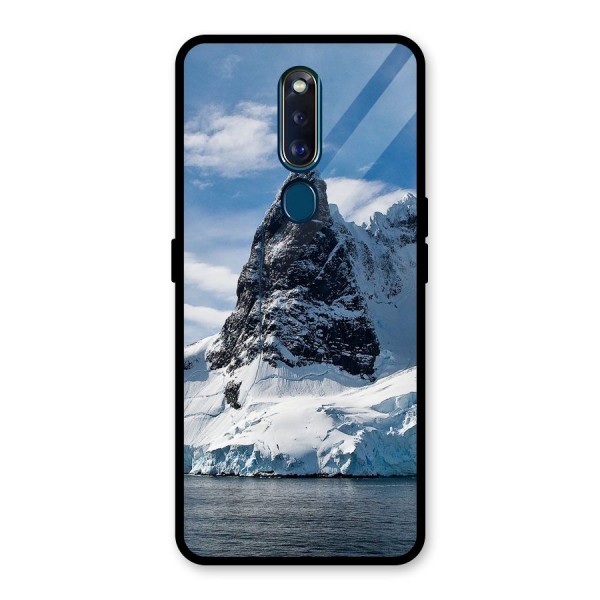 Ice Mountains Glass Back Case for Oppo F11 Pro