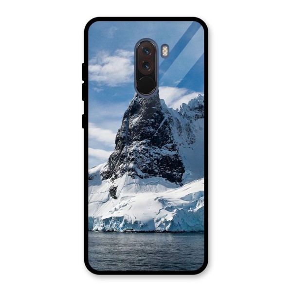 Ice Mountains Glass Back Case for Poco F1