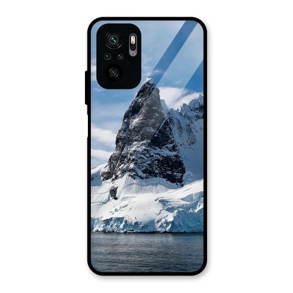 Ice Mountains Glass Back Case for Redmi Note 10