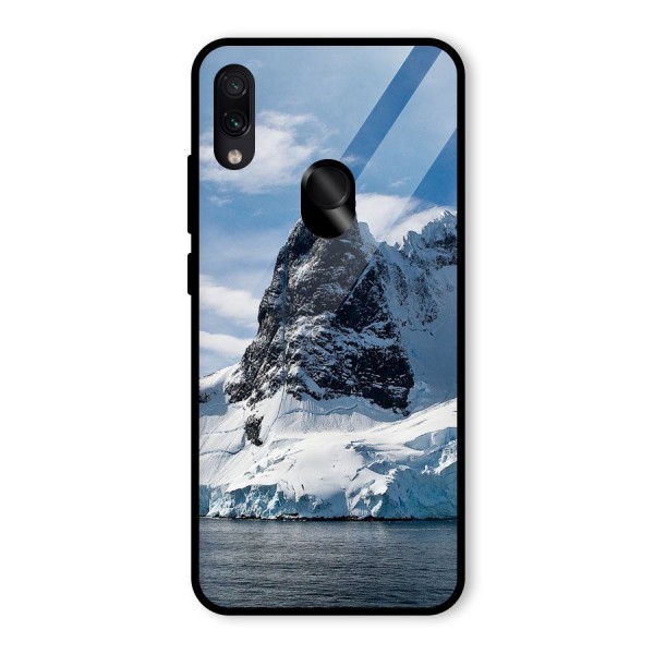 Ice Mountains Glass Back Case for Redmi Note 7