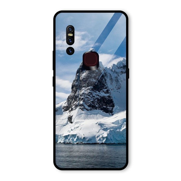 Ice Mountains Glass Back Case for Vivo V15