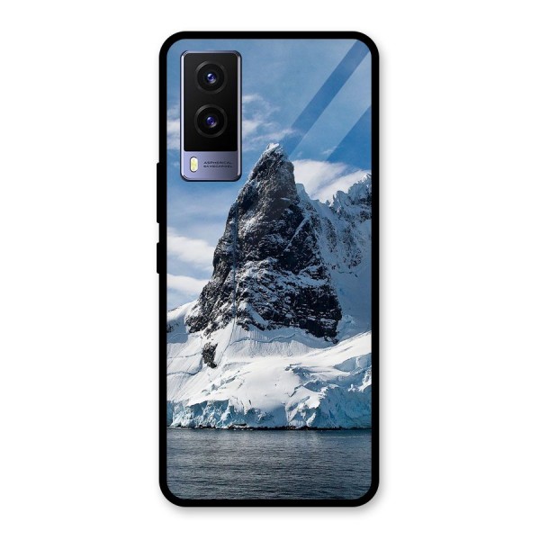 Ice Mountains Glass Back Case for Vivo V21e 5G