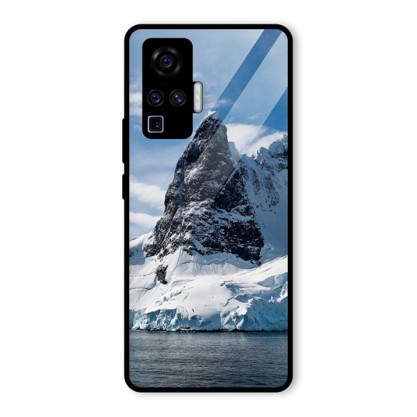 Ice Mountains Glass Back Case for Vivo X50 Pro