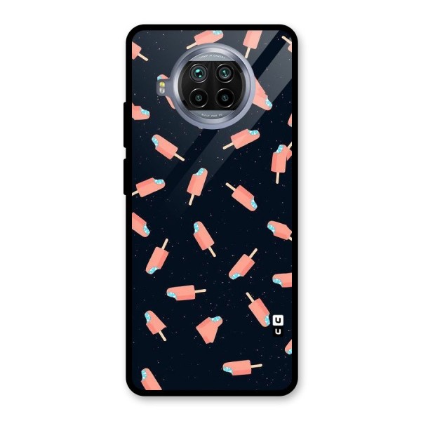 Icy Pattern Glass Back Case for Mi 10i