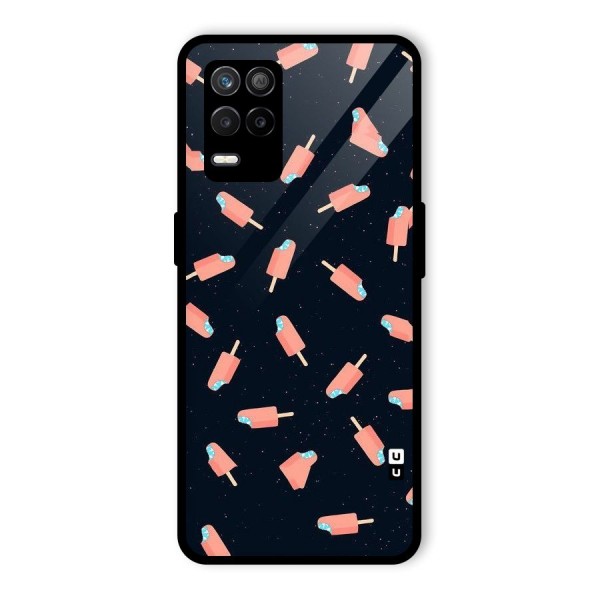 Icy Pattern Glass Back Case for Realme 9 5G