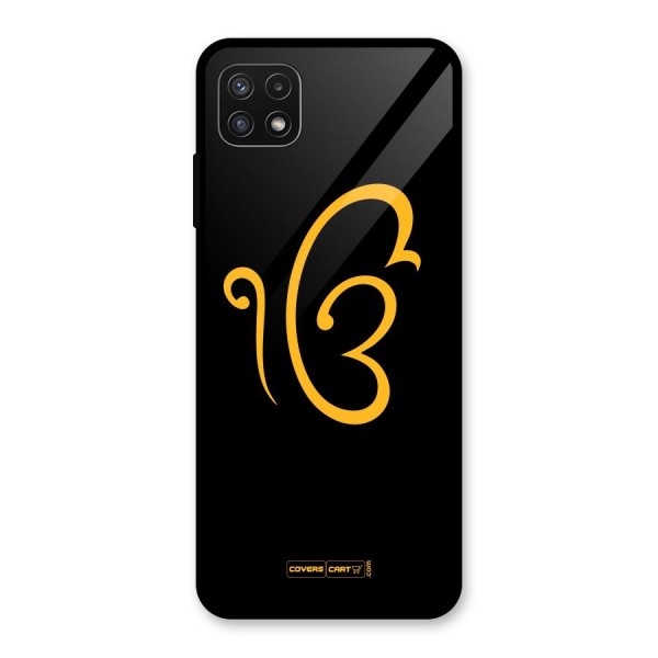 Ik Onkar Glass Back Case for Galaxy A22 5G